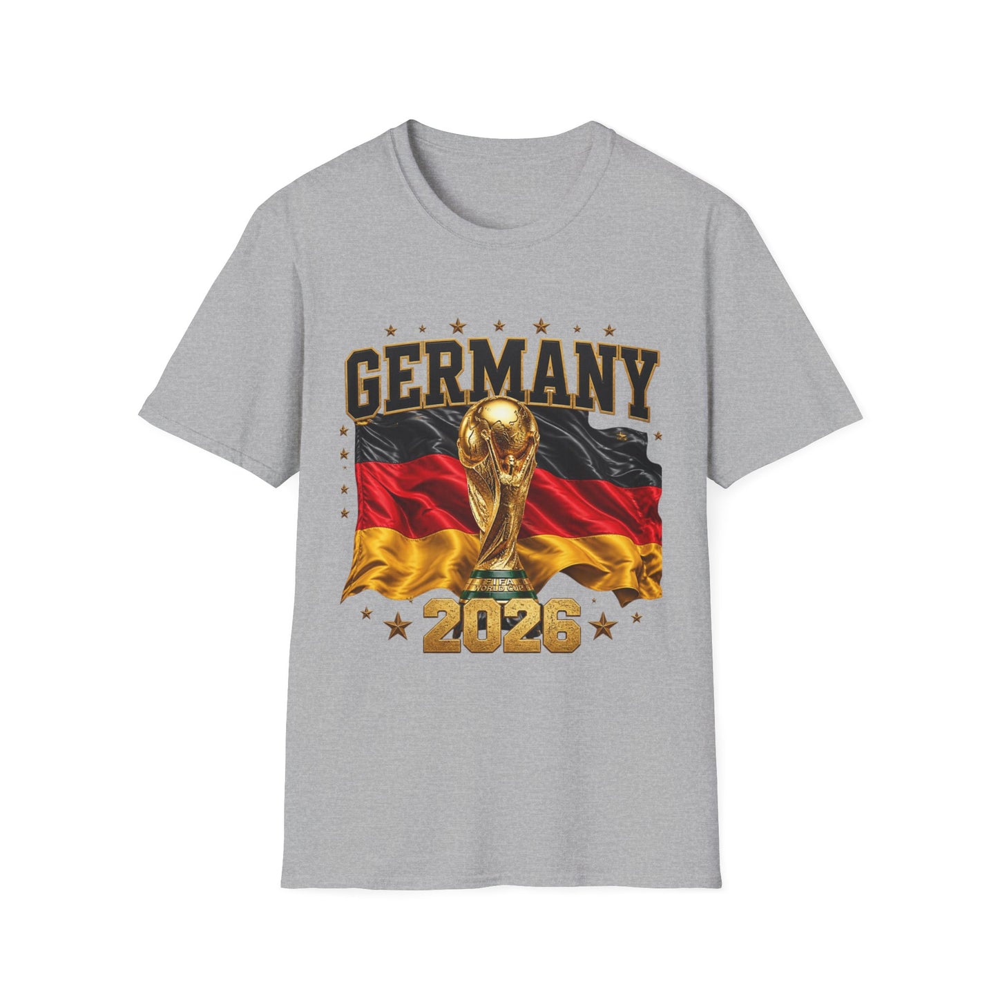 Germany World Cup 2026 T-Shirt — German Flag & Trophy Soccer Fan Tee