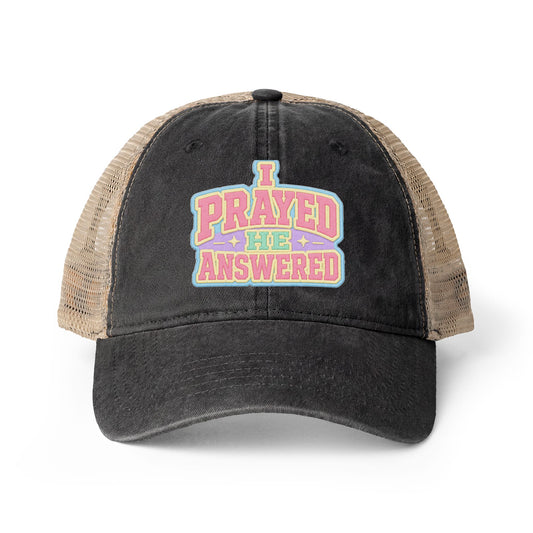 Women's Washed Mesh-Back Cap