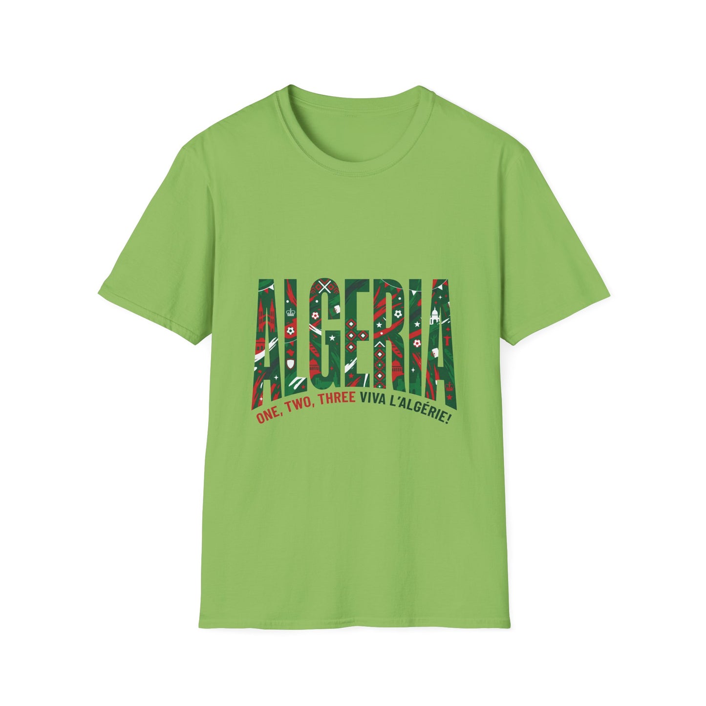Algeria Flag Graphic T-Shirt — Viva L'Algérie Patriotic Tee