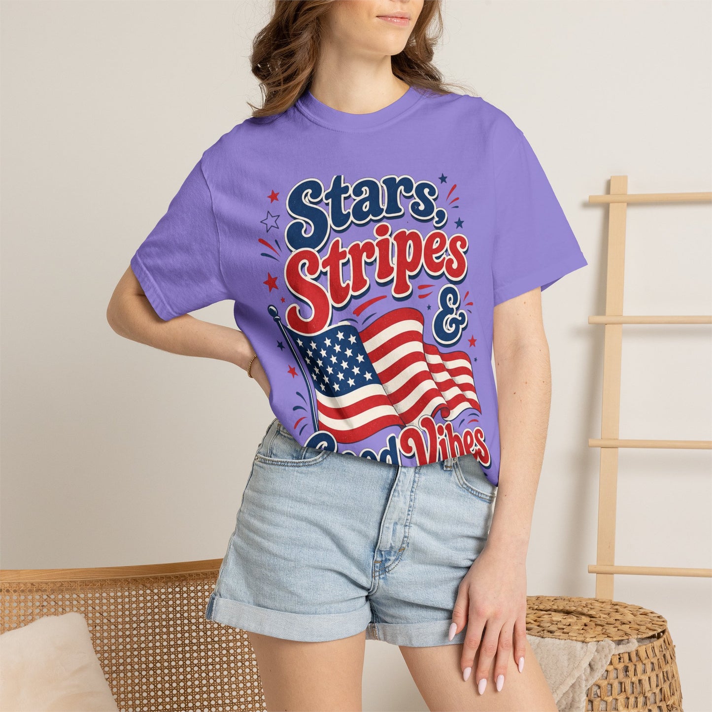 Stars, Stripes & Good Vibes T‑Shirt