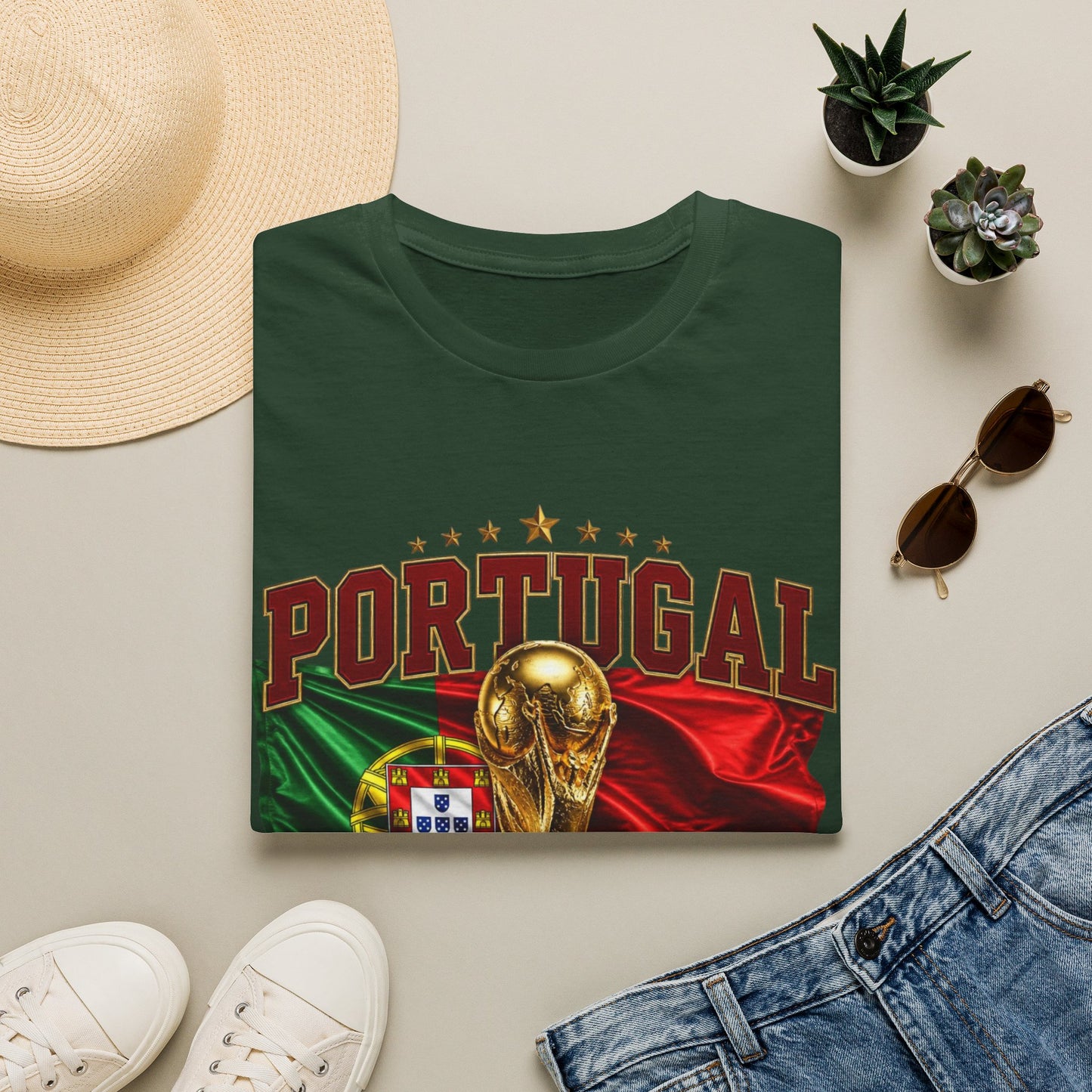 Portugal 2026 World Cup T-Shirt — Football World Trophy Tee