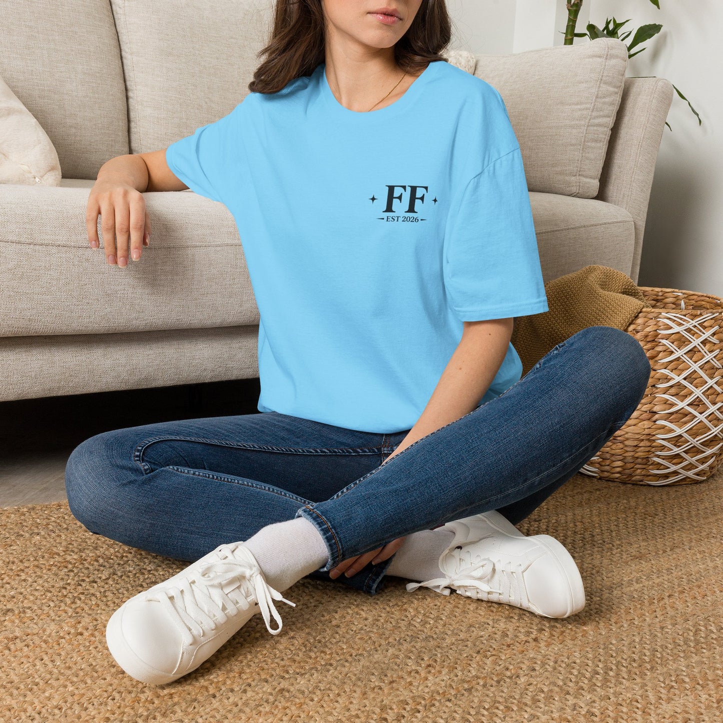FF Est. 2026 Minimal Logo T-Shirt — Monogram Casual Tee