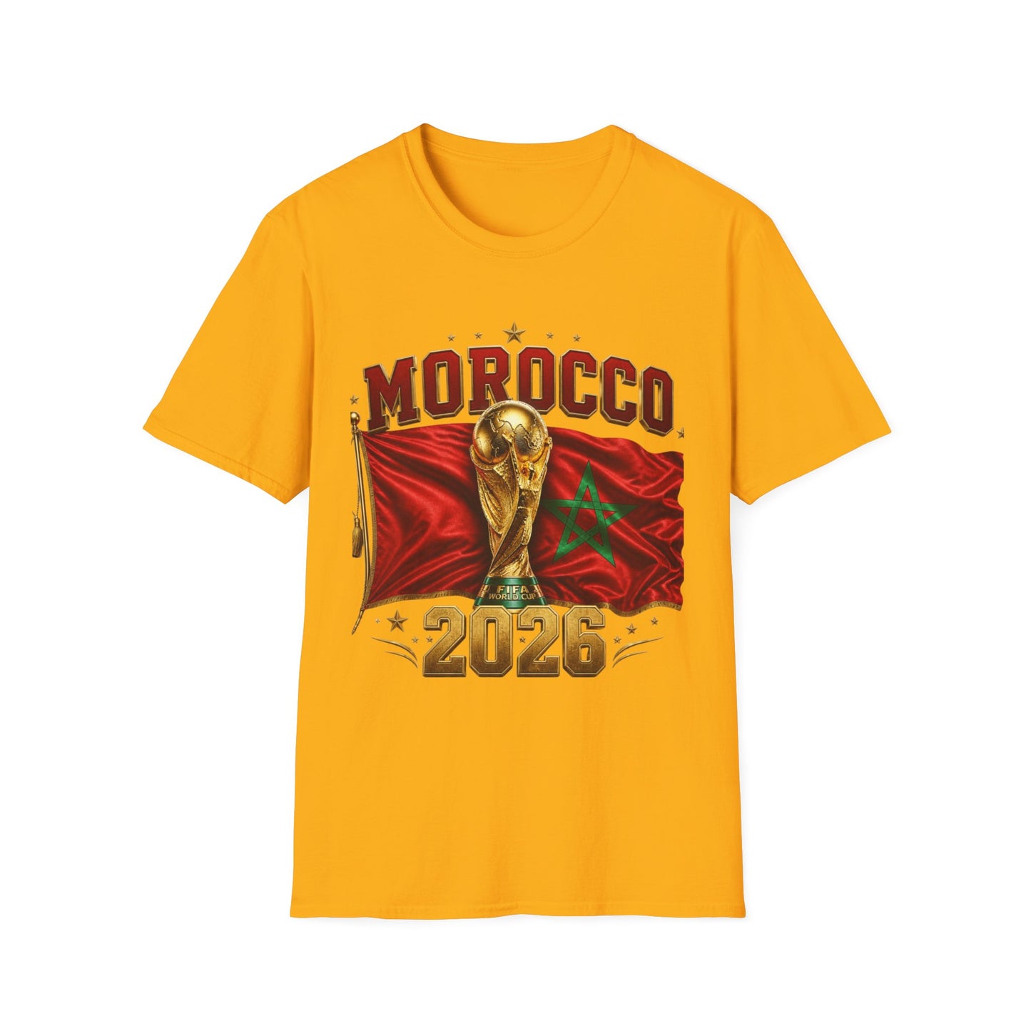 Morocco 2026 World Cup T-Shirt — Football World Cup Soccer Fan Tee