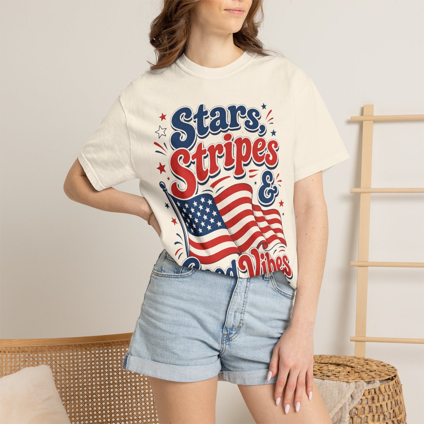 Stars, Stripes & Good Vibes T‑Shirt