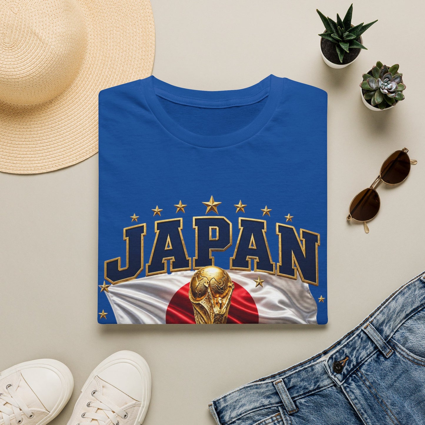 Japan 2026 World Cup T‑Shirt — Soccer Trophy Crest