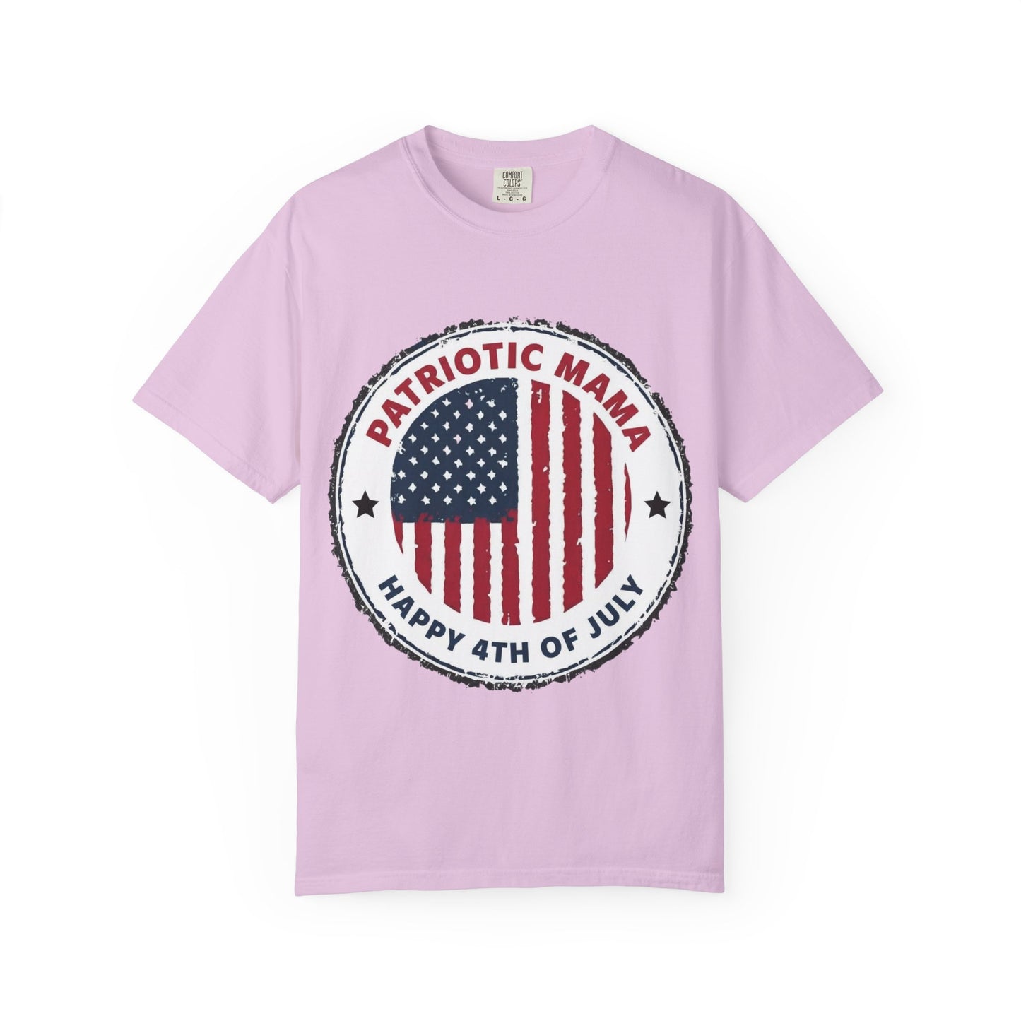 Patriotic Mama T-Shirt — Happy 4th of July American Flag Tee