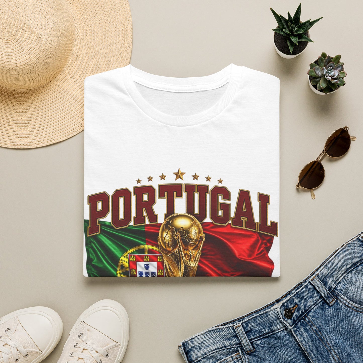 Portugal 2026 World Cup T-Shirt — Football World Trophy Tee