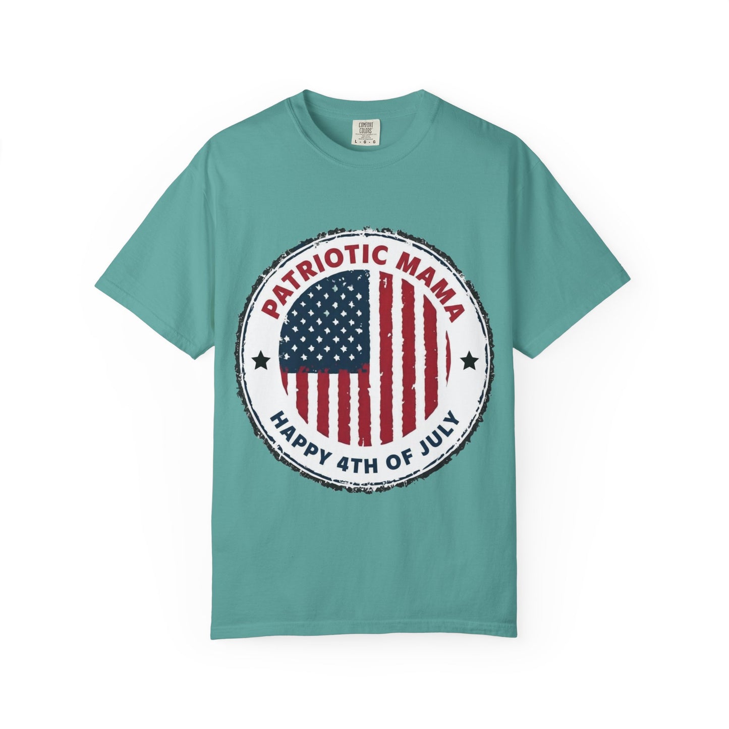 Patriotic Mama T-Shirt — Happy 4th of July American Flag Tee