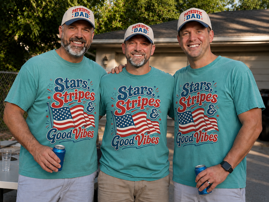 Stars, Stripes & Good Vibes T‑Shirt