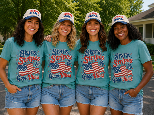 Stars, Stripes & Good Vibes T‑Shirt