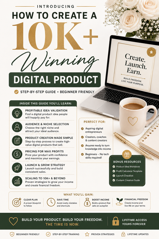 10K Winning Digital Product Blueprint